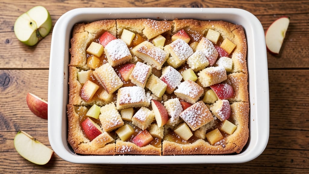 Apple Cake Squares Recipe: Warm Spiced Apple Filling with Crispy Vanilla Streusel