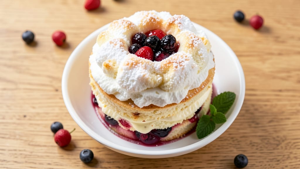Angel Food Cake and Fruit Pie Filling Recipe: Light-as-Air Cake with Bursting Fruit Flavors