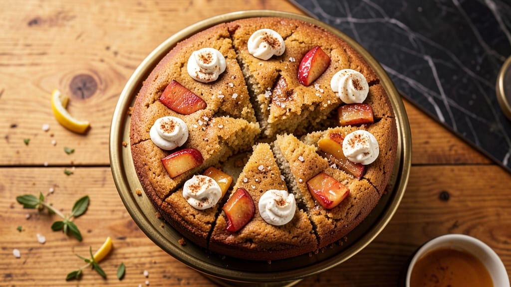 Annabel Langbein's Apple Cake Recipe: Spiced Apple Filling with Buttery Streusel Top