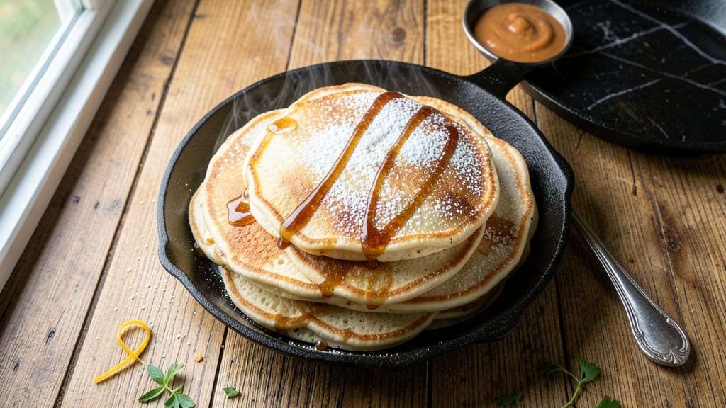 American Sweet Pancakes Recipe: Fluffy Stacks With Maple-Glazed Grandeur