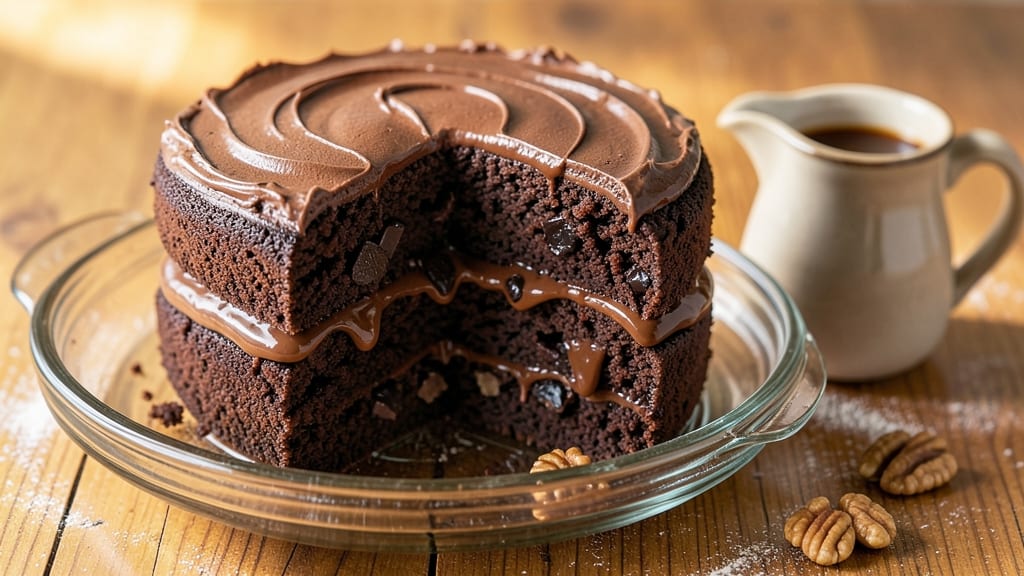 Amish Chocolate Fudge Cake Recipe: Moist Layers and Rich Ganache Drizzle