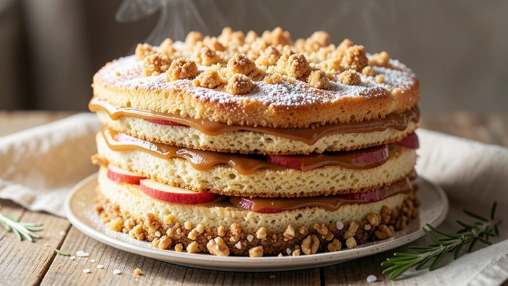 Apple Cake Bakery Recipe: Warm Spiced Apple Layers with Buttery Streusel Crown