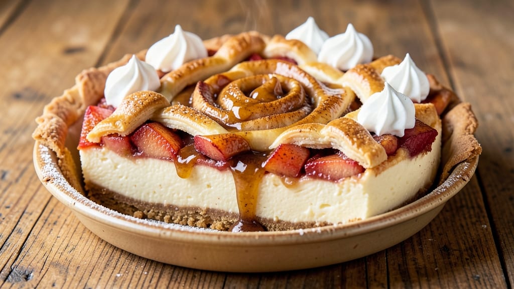 Apple Pie Cheesecake Recipe Carnival Eats: Double-Layered Sweetness in One Bite