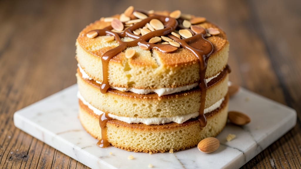 Amandine Cake Recipe: Almond-Infused Layers With Citrus Twist