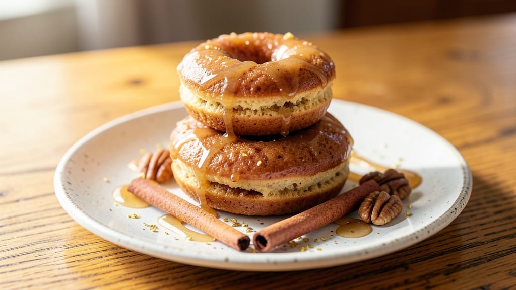 Applesauce Cake Donuts Recipe: Warm Spiced Bites with Buttery Streusel Crunch