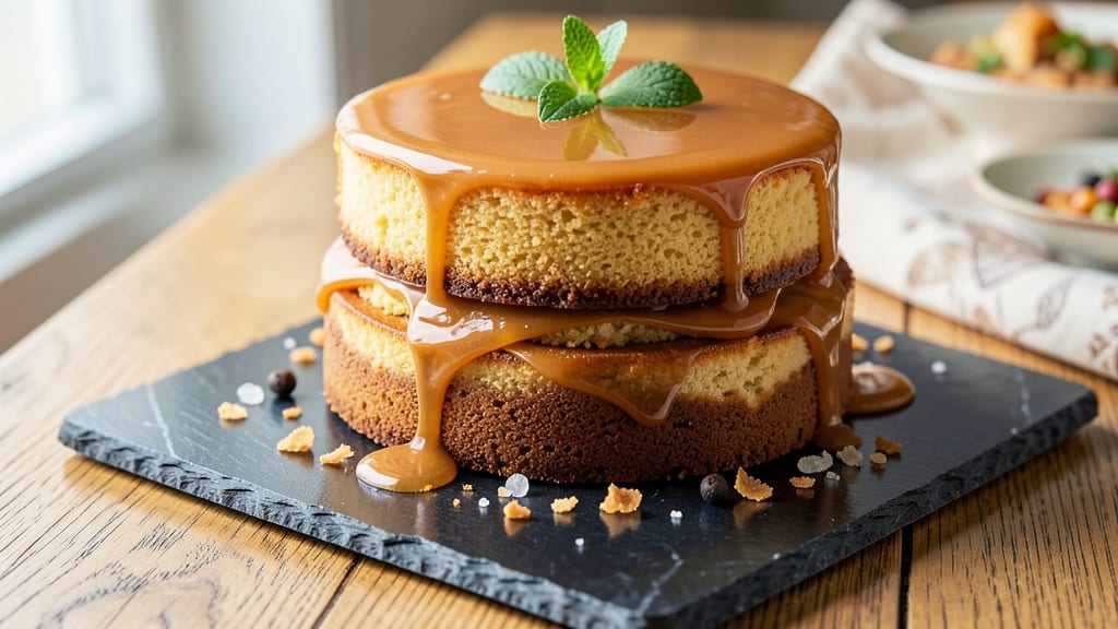 Angelica's Caramel Cake Recipe: Buttery Swirls and Salted Caramel Rivers