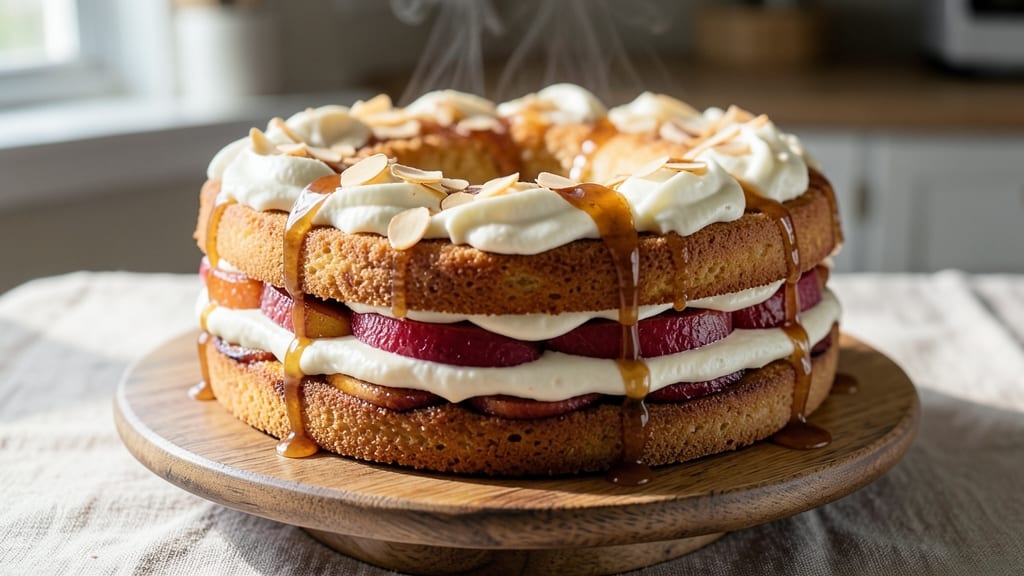 Apple Ring Cake Recipe: Spiced Apple Layers with Buttery Streusel Crown