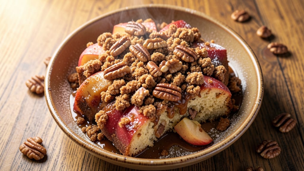 Apple Walnut Cake Recipe With Brown Sugar: Caramelized Walnuts and Spiced Moisture