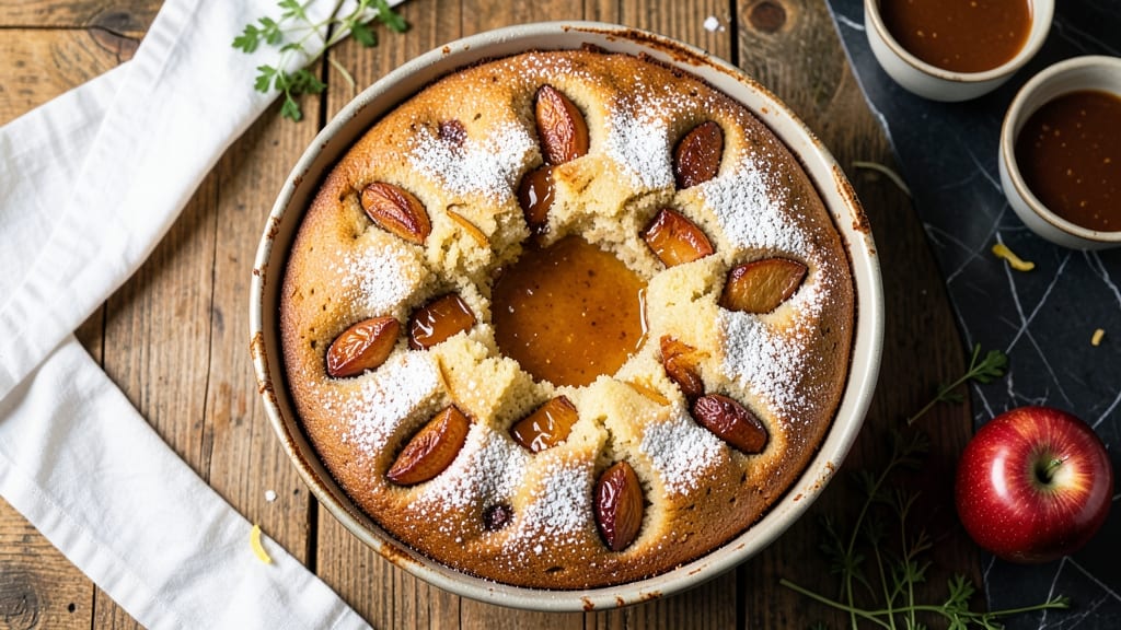 Apple Dog Cake Recipe: Moist Apple Cake with Caramelized Topping
