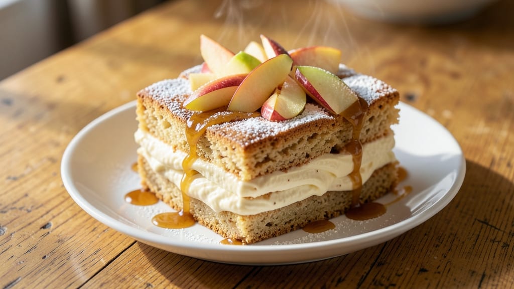 Apple Cream Cake Recipe: Warm Spiced Layers With Buttery Crunch Top