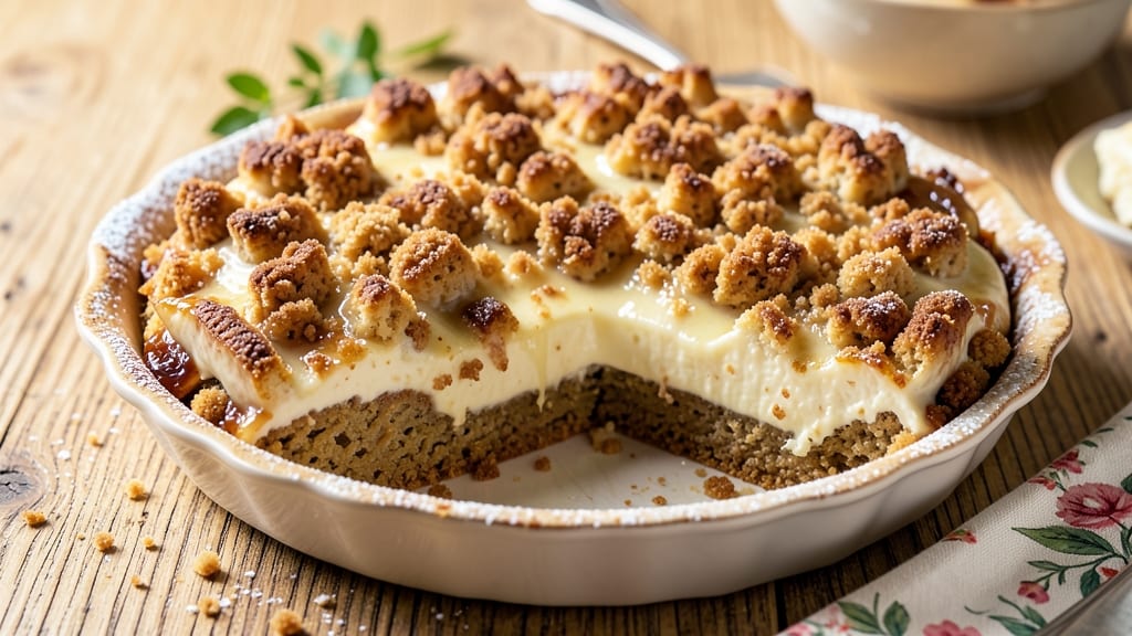 Amazing Crumb Cake Recipe: Buttery Streusel Crown Over Vanilla Bliss