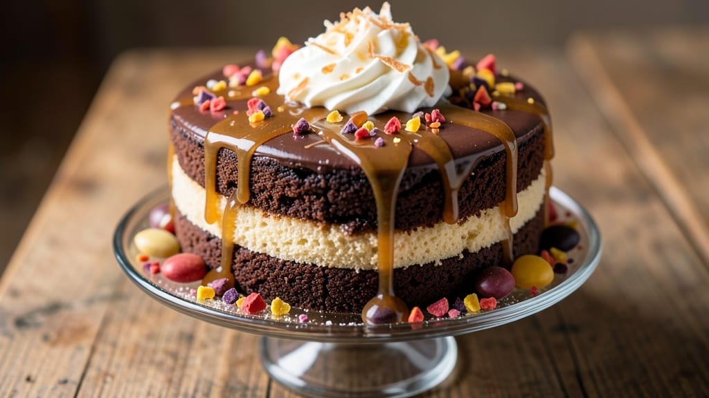 Andes Candy Cake Recipe: Layered Chocolate Magic With Caramel Rivers