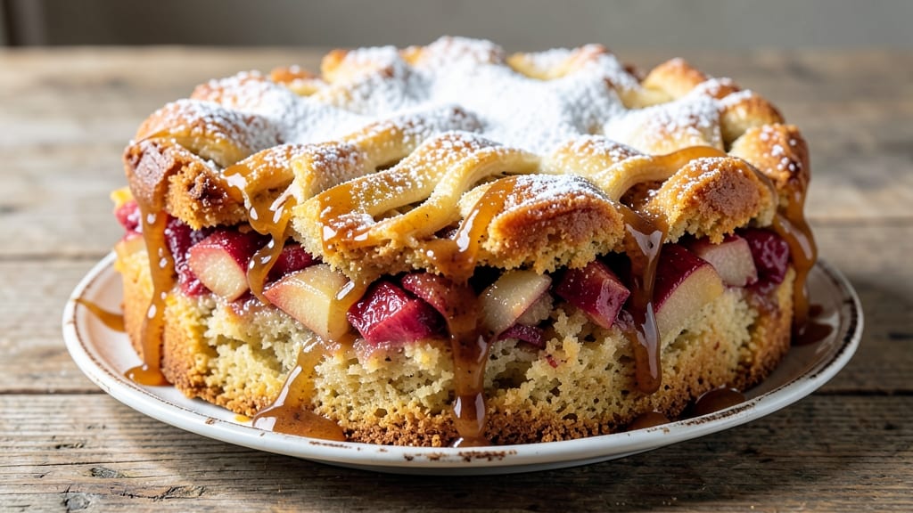Apple Pie Gooey Cake Recipe: Warm Spiced Filling with Buttery Streusel Crown
