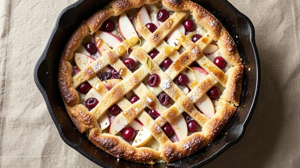 Apple Cherry Dump Cake Recipe: Warm Spiced Streusel Hugs Moist Fruit Layers