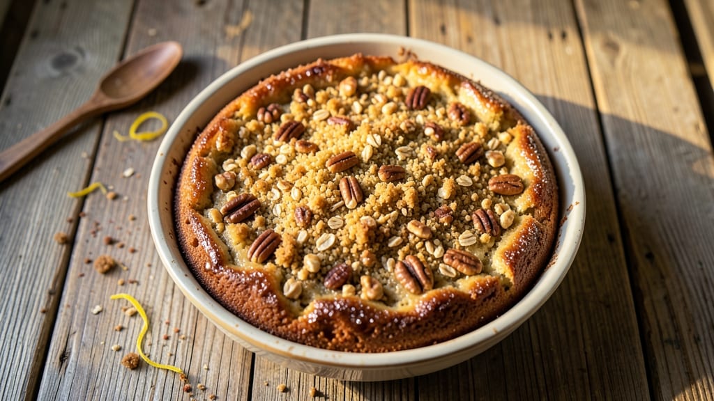 Applesauce Coffee Cake With Crumb Topping Recipe: Warm Spice Streusel Over Moist Apple Layers