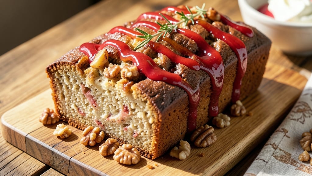 Apple Walnut Loaf Cake Recipe: Moist Apple Layers With Nutty Streusel Crown