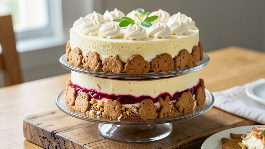 Animal Cookie Cheesecake Recipe: Crunchy Crown Over Ultra-Smooth Vanilla Layers