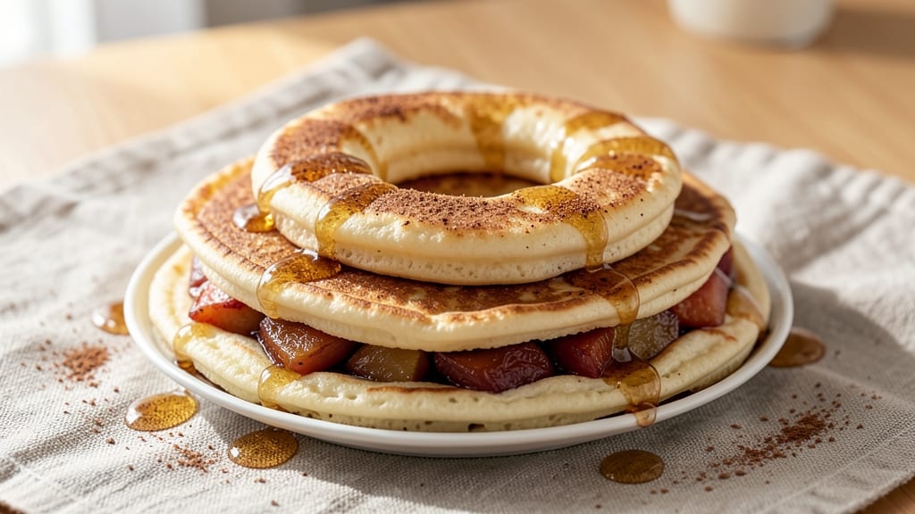 Apple Pancake Rings Recipe: Warm Cinnamon Apple Crunch in Every Bite