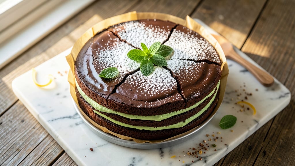 Andes Mint Chocolate Cake Recipe: Cooling Herbal Layers with Crunchy Top