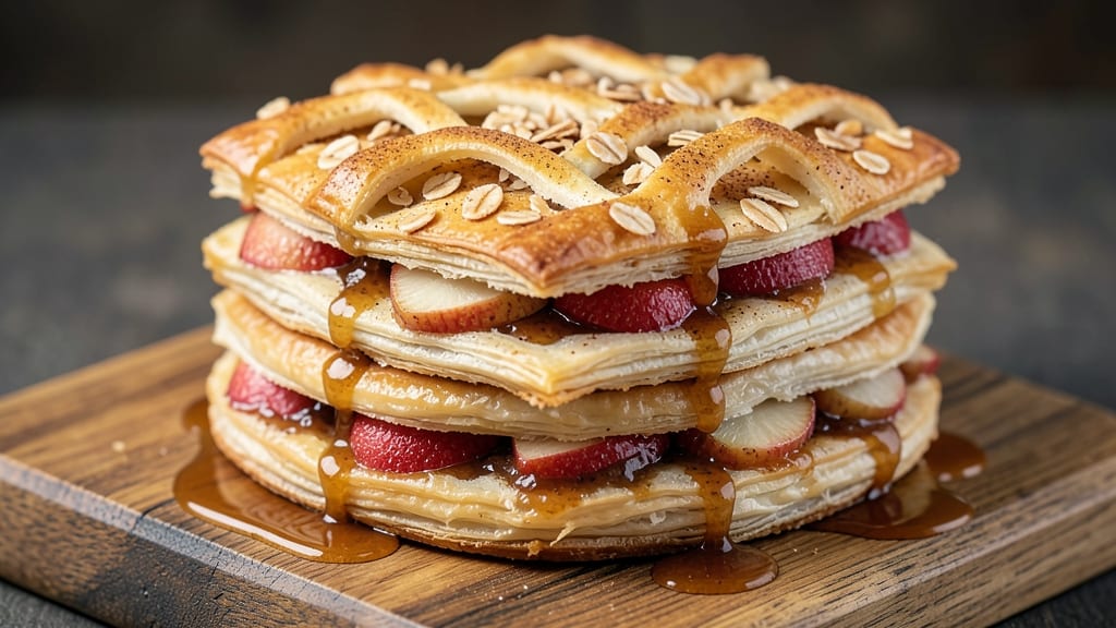 Apple Napoleon Cake Recipe: Layered Elegance With Spiced Apple Streusel