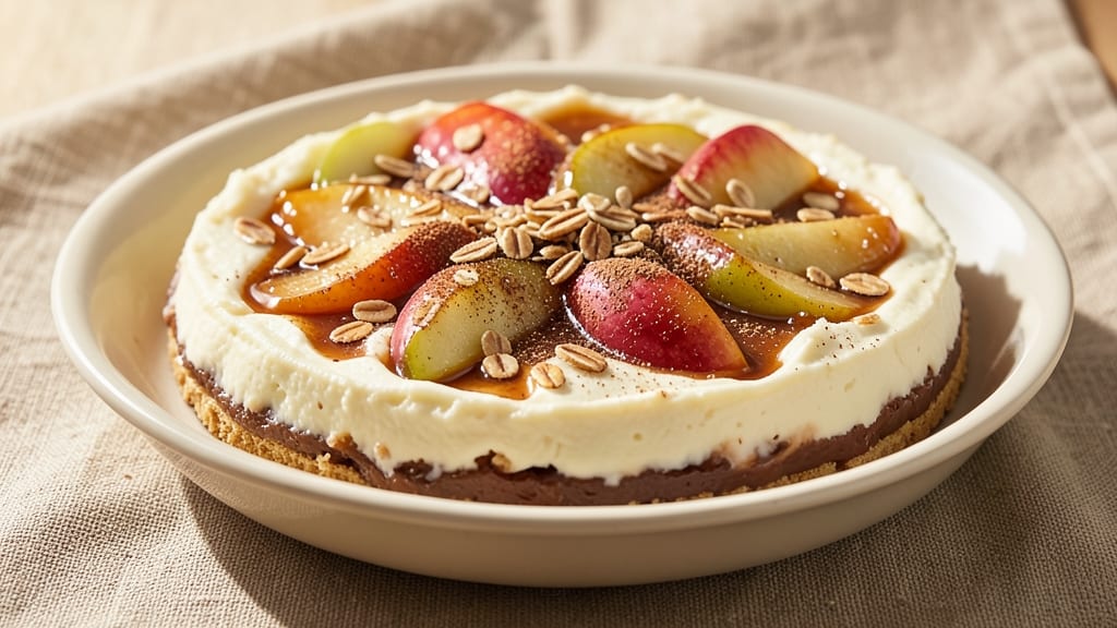 Apple Cheesecake Topping Recipe: Caramelized Apple Streusel With Buttery Crunch