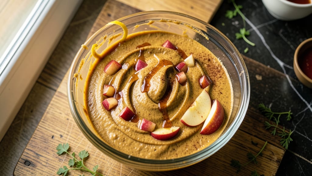 Apple and Yellow Cake Mix Recipe: Spiced Apple Streusel Crown Over Moist Layers
