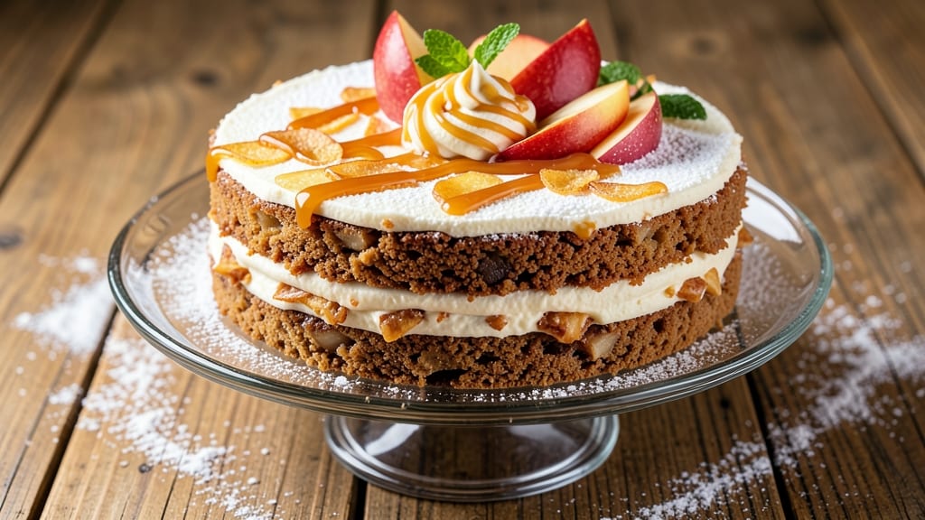 Apple Chip Cake Recipe: Warm Spice Streusel Crown Over Moist Apple Layers