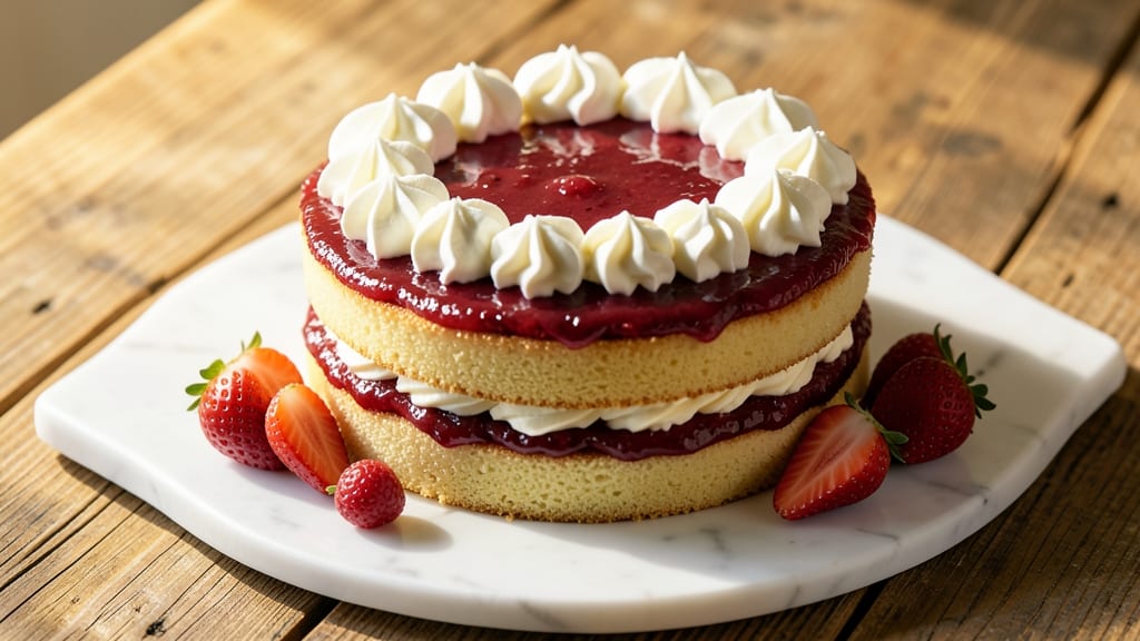 Ashley Mac's Strawberry Cake Recipe: Layers of Vanilla Bliss and Bursting Berries