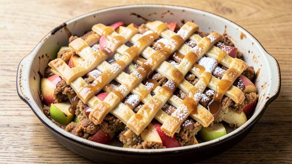 Apple Cobbler Cake Recipe: Buttery Streusel Crunch Over Warm Spiced Apple Layers